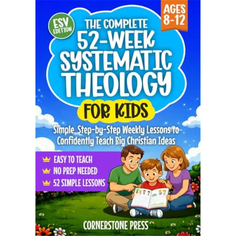 The Complete 52-Week Systematic Theology for Kids (8-12): Simple, Step-by-Step Weekly Lessons for Parents, Pastors, and Teachers to Confidently Teach Big Christian Ideas-Paperback