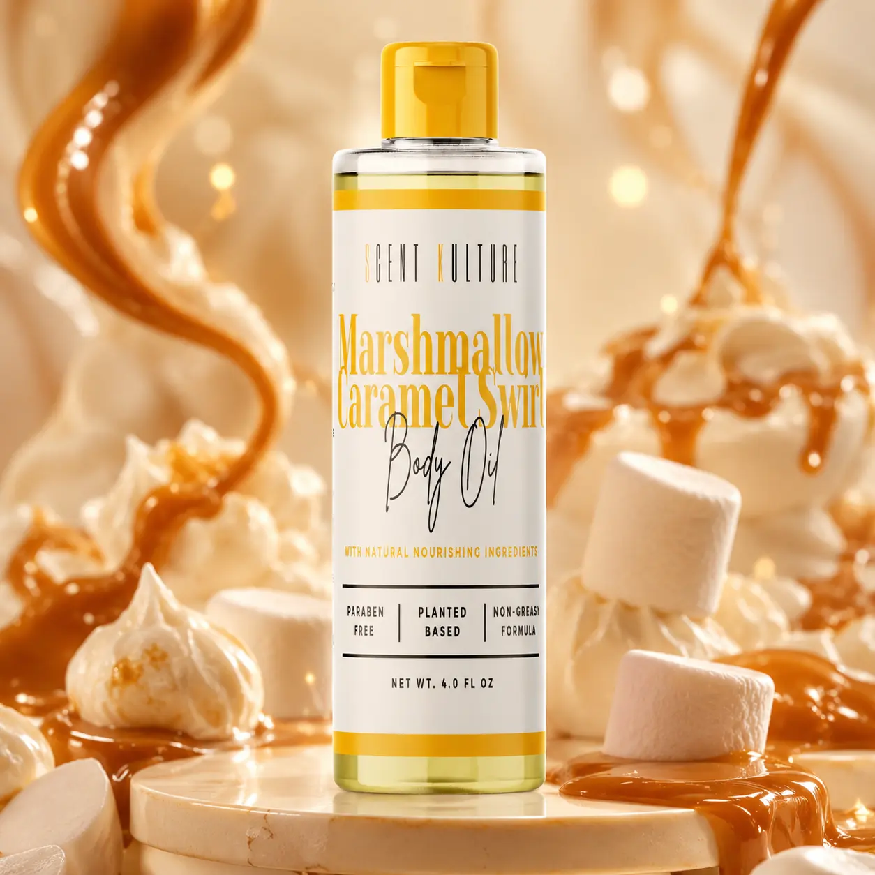 Marshmallow Caramel Swirl ice cream - Body Oil