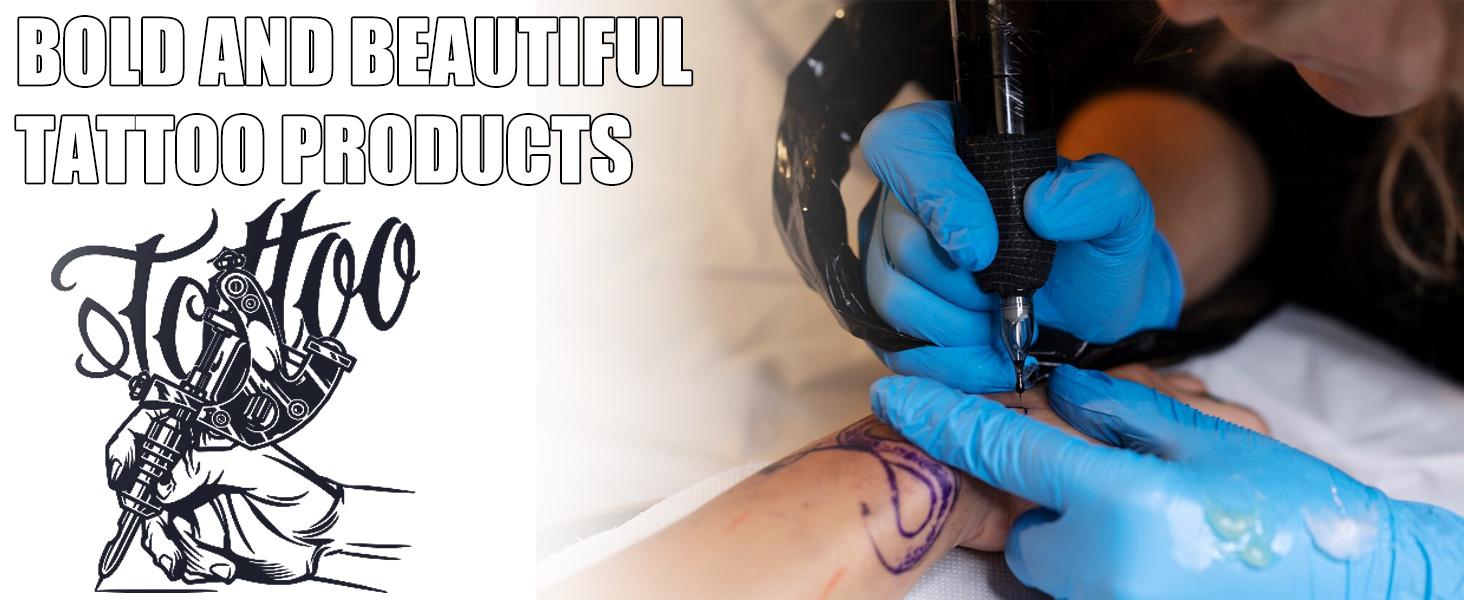 Professional High Pigment TBK Triple Black Tattoo Ink 8oz (240ml) for Large Tattoos & Creative Body Art Sterilized Hypoallergenic Long Lasting Color Retention - Makeup, Cosmetic