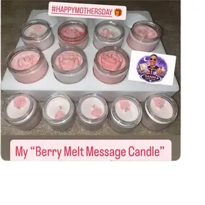 Berry Melt Message Candle