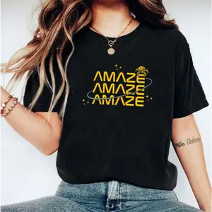 Amaze Amaze Amaze T Shirt, Project Hail Mary Rocky Shirt, Book Lovers Gift, Scifi Reader Gift, Space, Alien Shirt, Unisex Short Sleeve Tee