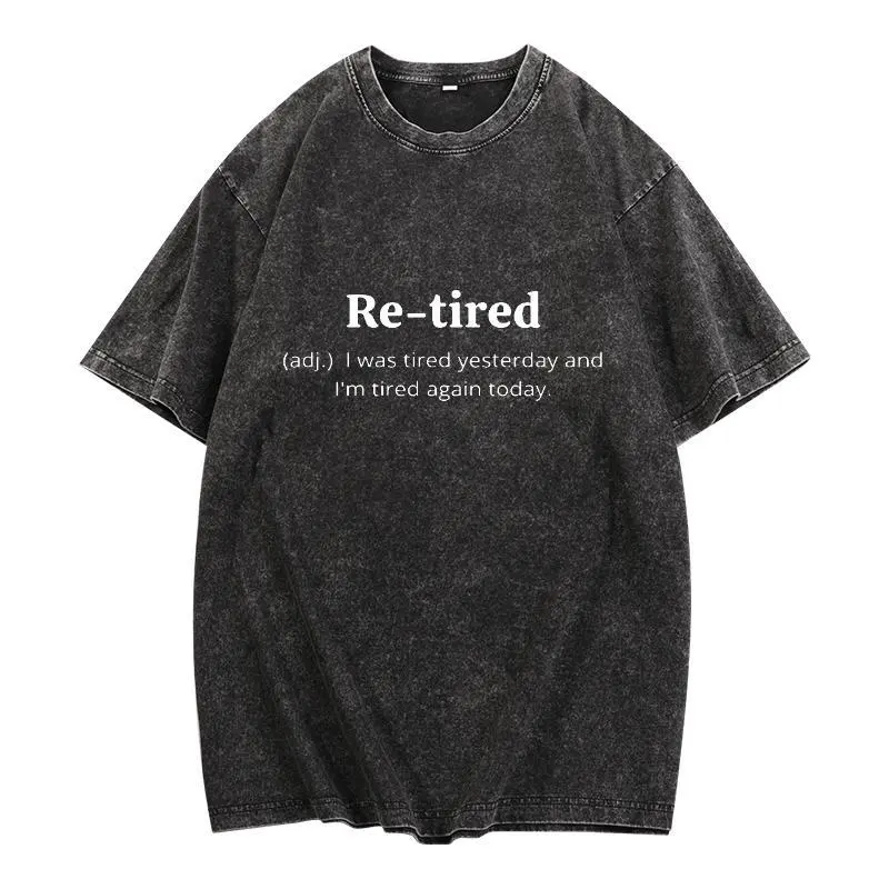 【100% Cotton】Funny Retired Definition T-Shirt | Sarcastic Retirement Tee for Men and Women | Premium Quality for a Comfy Fit | Perfect Gift for New Retirees!
