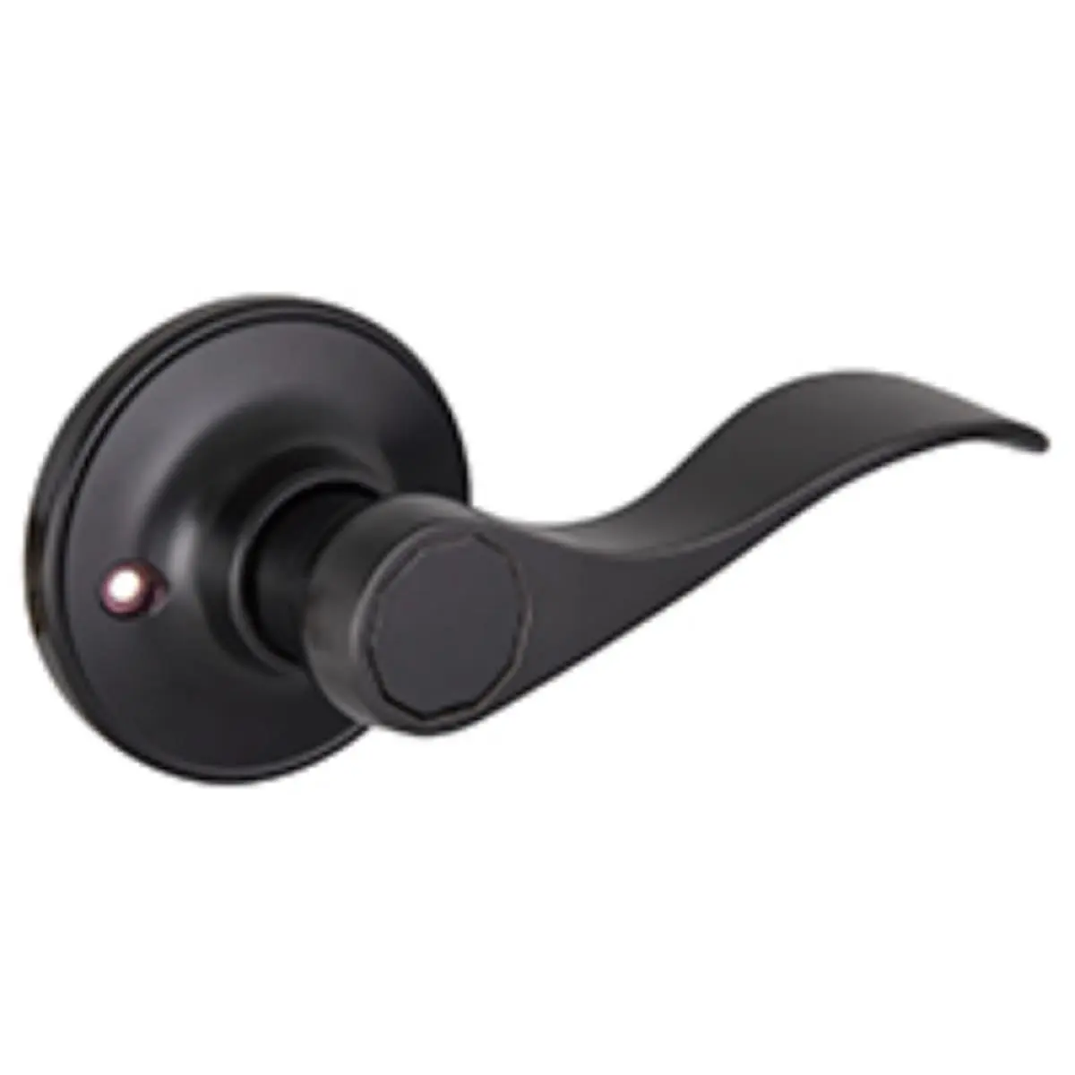 DHI 778878 Springdale Dummy Decorative Door Handle - Matte Black, Ergonomic Shape, Easy Installation, Ideal for French Doors, Stylish Decorative Accent