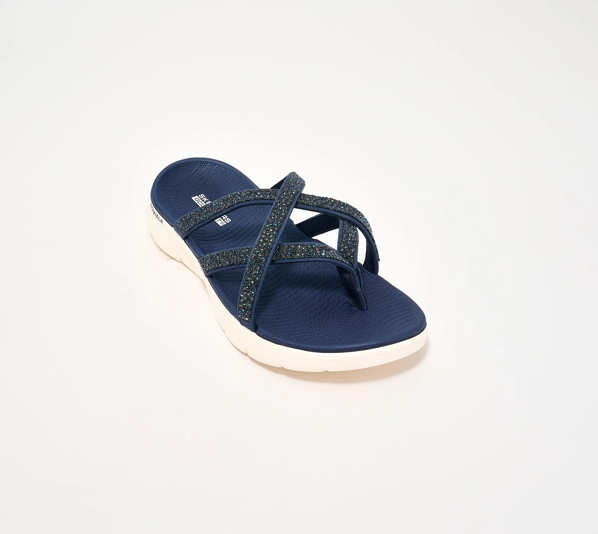 Skechers Bedazzled GO WALK Flex Thong Sandals Skechers Bedazzled GO WALK Flex Thong Sandals