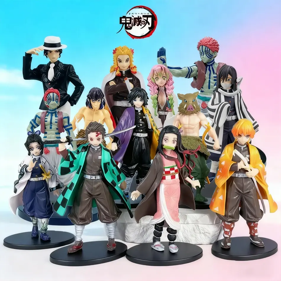 Anime Figures (15 cm) Tanjiro & Nezuko – Collectible Figures, Toys, and Models; Suitable as Gifts