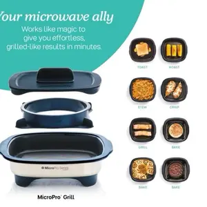 Microwave Grill container Dish