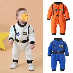 Baby Boy Astronaut Costume Space Suit Infant Clothing Boys Autumn Winter Long Sleeve Jumpsuit Festival Outfit Interstellar Spaceman