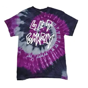 Get Gnarly Hollow Tee Purple Tie Dye