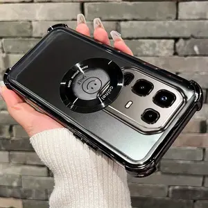 Note 50 Pro 4G Popular Phone Holder Case For Compatible With Infinix Note 50 Pro 4G PC Cover and Durable Cute Shy Smile Face Protector Cases