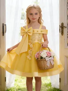 Infant Baby Girls 1st Year Birthday Dresses Christening Gowns Baby Baptism Clothes Lace Tutu Big Bow Princess Dresses Cute Dress Newborn Baby Girl 1 Year Birthday Dress Kids Girls Tulle Princess Dress Christening Dress for Baby Ribbon Dress