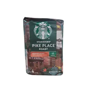 Starbucks Pike Place Medium Roast Ground Coffee Bag, 40 Ounce