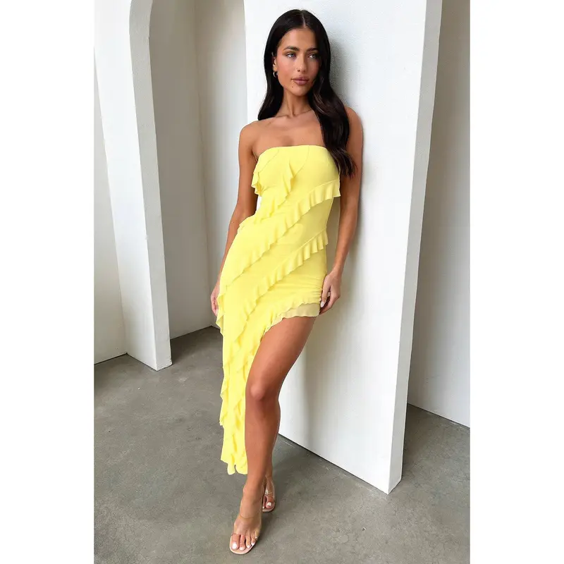 knee length dresses for ladies Linnea Dot Panna Sorella Midi Dress main image 1