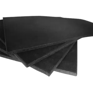 French Fitness Rubber Square Gym Flooring (39.37"x39.37" ea) (New)