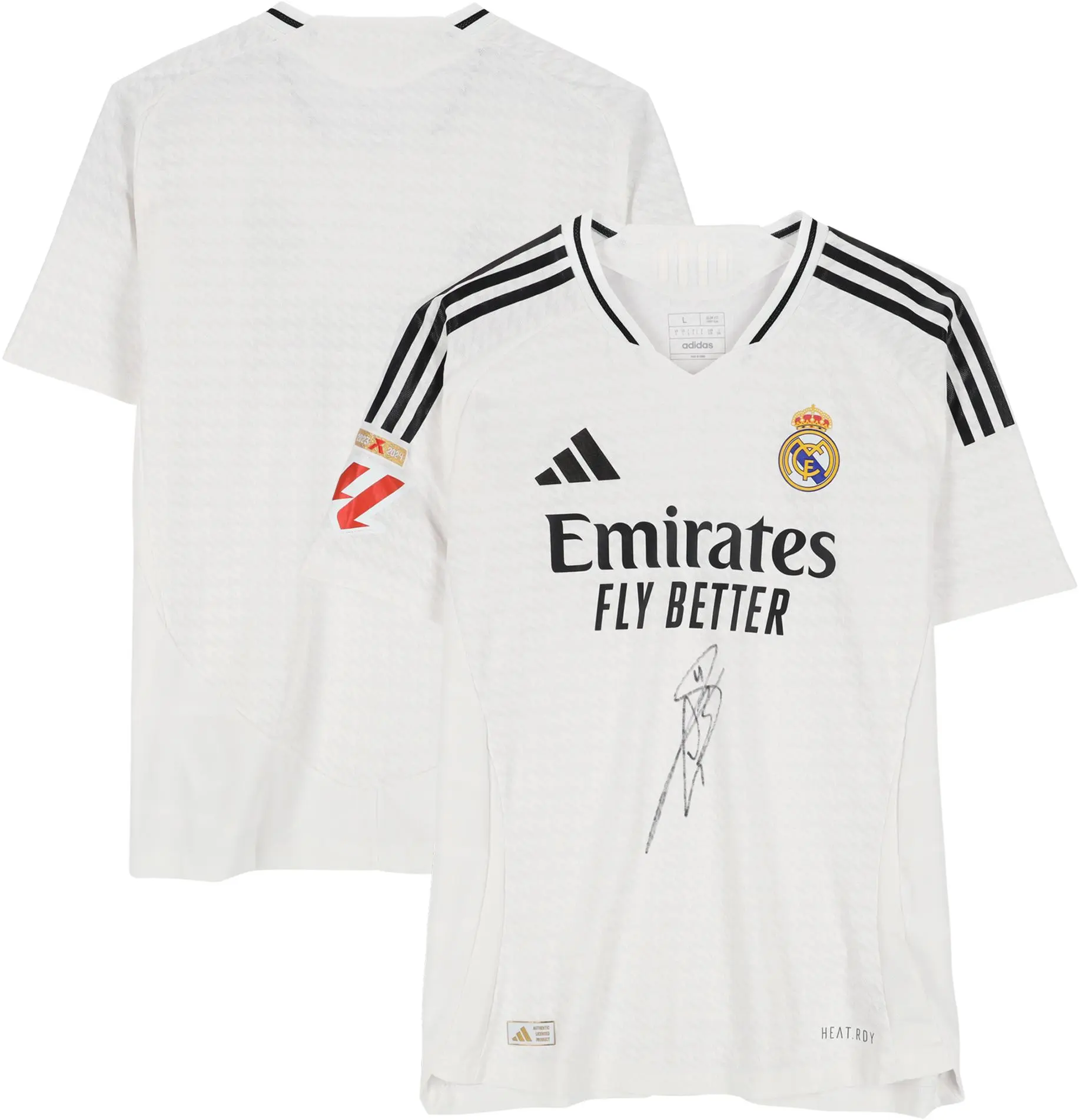 Gareth Bale Real Madrid Autographed Adidas 2024-25 White Authentic Jersey - Front Signed - Fanatics Authentic Certified