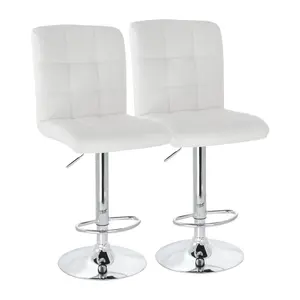 Elama Square Bar Stool - Set of 2