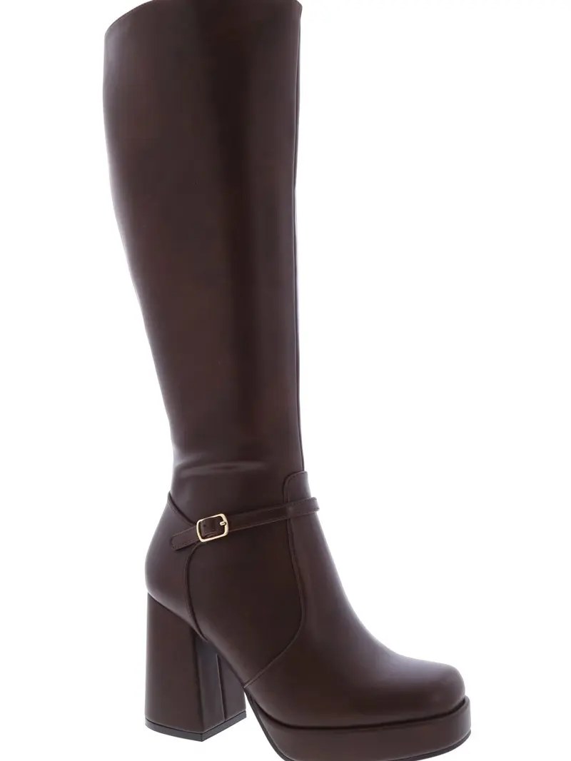 Melissa -  Platform Boots for Women - Perfect for Any Occasion  (Not For wide Calf) Comfort Insole