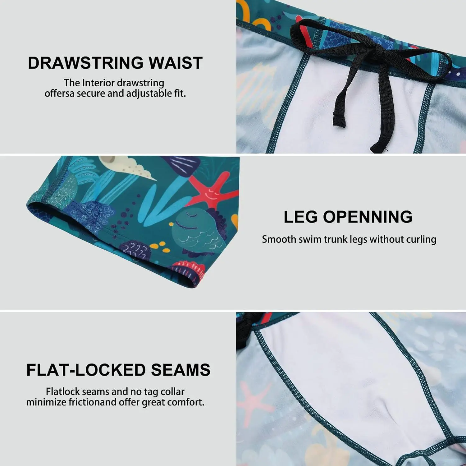 Boys' Competitive Swim Jammers Team Suit - Youth Kids Athletic Swimming Shorts with UPF 50+ Sun Protection, Chlorine Resistant, Quick Dry Fabric for Training, Racing, and Water Sports Boys' Competitive Swim Jammers Team Suit - Youth Kids Athletic Swimming Shorts with UPF 50+ Sun Protection, Chlorine Resistant, Quick Dry Fabric for Training, Racing, and Water Sports