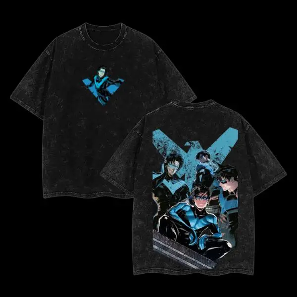 Limit Nightwing V1 Inspired Tee Cotton T-Shirt  Fashion Cotton, Full Colors, Full Sizes, For Men, For Women