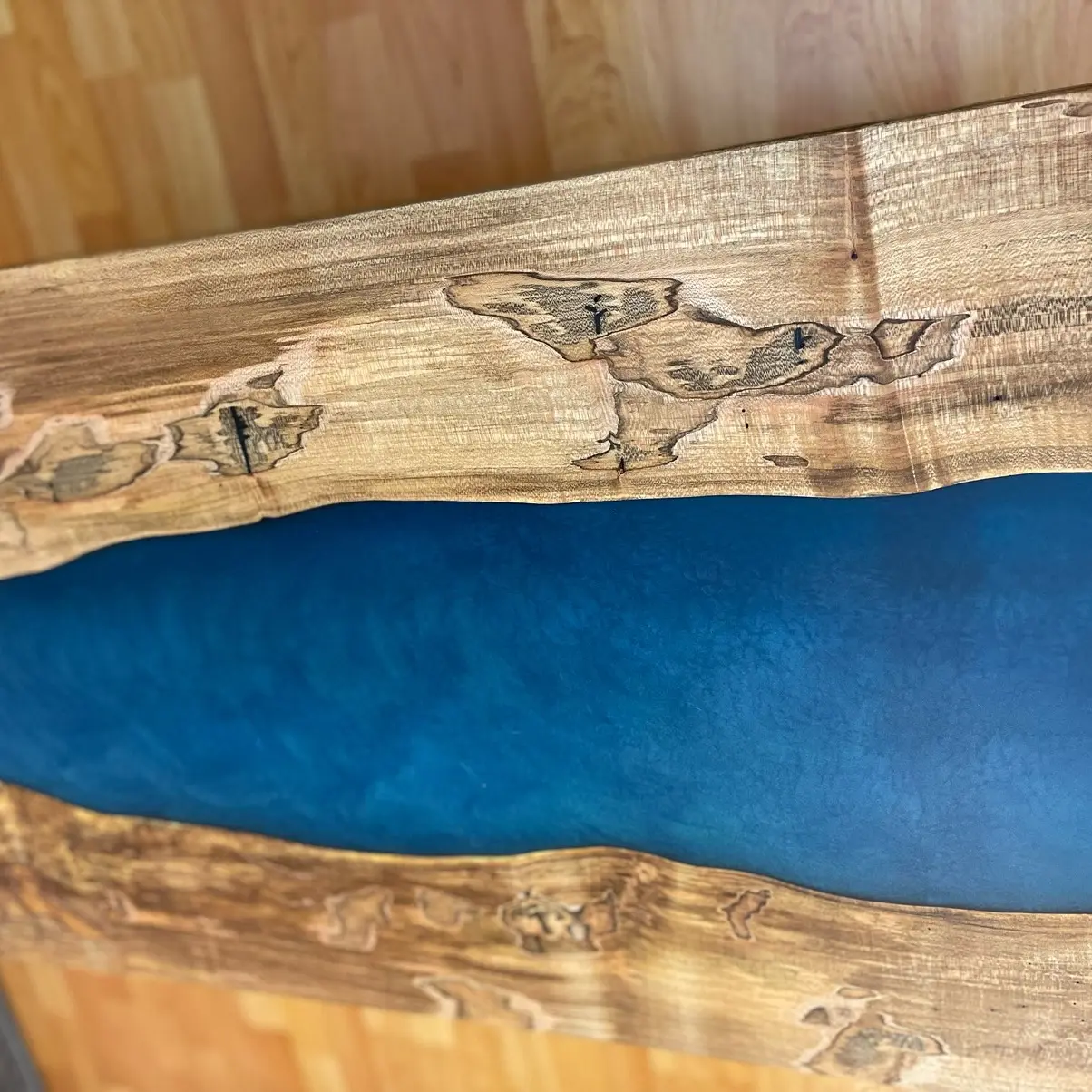 Ambrosia Florida Maple & Color Shifting Epoxy Coffee Table
