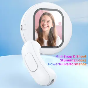 2026 Mobile phone photo treasure is suitable for iPhone Apple. Android mobile phone wireless selfie display rear magnetic suction selfie display wireless selfie screen mini selfie artifact