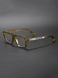 Unisex Square Frame Sunglasses Uv400 Protection Anti-Blue Light PC Lenses Casual Style for Travel Beach Music Festivals Gifts