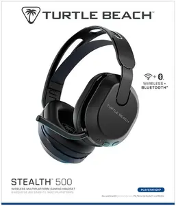 Turtle Beach Stealth 500 Wireless Gaming Headset for PS5, PS4, PC, Nintendo Switch, & Mobile - Black