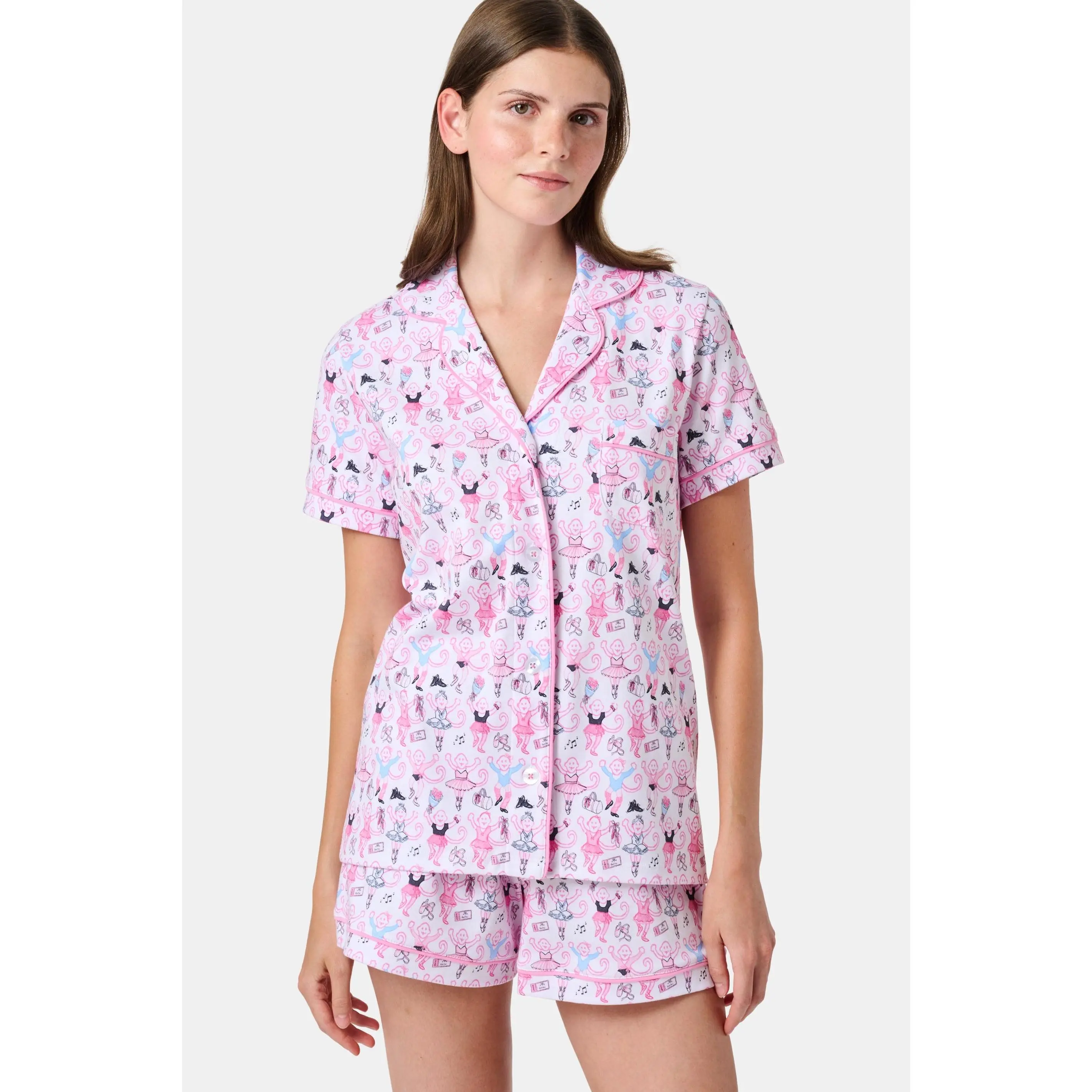 Monkey Pirouette Polo Pajamas Monkey Pirouette Polo Pajamas