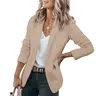 Imily Bela Womens Casual Blazers Open Front Long Sleeve Work Office Suit Jackets Blazer new