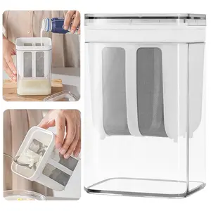 Large Capacity Whey Separator, 1300ML/2000ML BPA-Free Food Grade Yogurt Maker, Multi-Functional Home Tool for Greek Yogurt, Cheese, Tofu