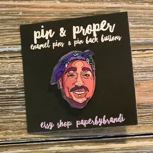 Pac Smile Acrylic Lapel Pin