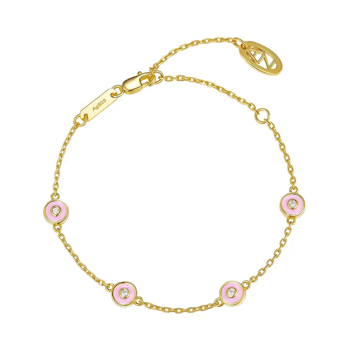 Petit Bubble Bracelet in Pink