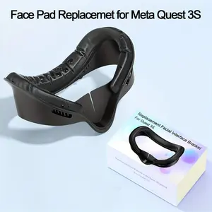 The face interface and mask pad are compatible with Meta Oculus Quest 3S accessories, anti sweat Pu foam pad replacement, and the air circulation design of VR Quest 3S VR accessories