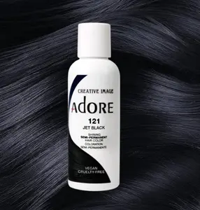 Adore Semi Permanent Hair Color - 4 Fl Oz - 121 Jet Black