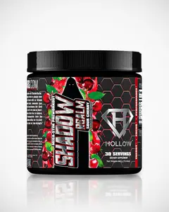 Hollow Shadow Realm Pre-Workout Sour Cherry - Extreme Energy Boost, Laser Focus, Explosive Strength, Rapid Absorption, 30 Servings