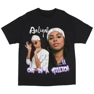 Aaliyah Vintage T-SHIRT, MUSIC TEE, HIPHOP SHIRT GRAPHIC TEE, PERFECT GIFT FOR FAN