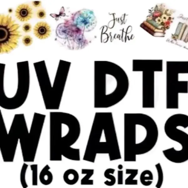 UV DTF Wraps Decal Options for Your Cup Customizable Design Choices