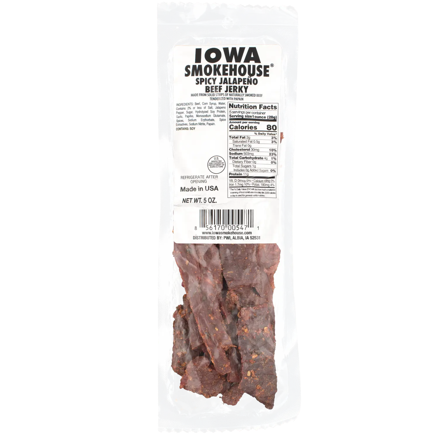 5 oz Beef Jerky Spicy Jalapeño
