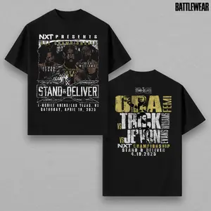 NXT Stand & Deliver 2025 Shirt – Oba Femi vs Trick Williams vs Jevon Evans Wrestling Graphic Tee, WWE Fan Oversized Unisex T-Shirt