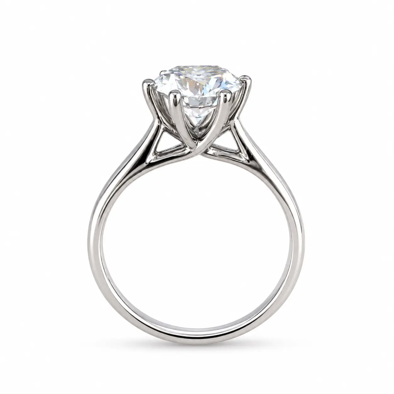 The Cathedral — Diamond Solitaire Ring Lab Grown Bridal