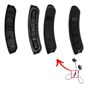 Same as OEM Replacement for Bose SoundSport Wireless Control Talk Volume + Bottom Microphone Cover Rubber/Plastic Button Shell (Black) - Parts