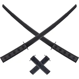 2 PCS 3D Printed Gravity Retractable Samurai Sword Model Toys Halloween Portable Toy Samurai Sword