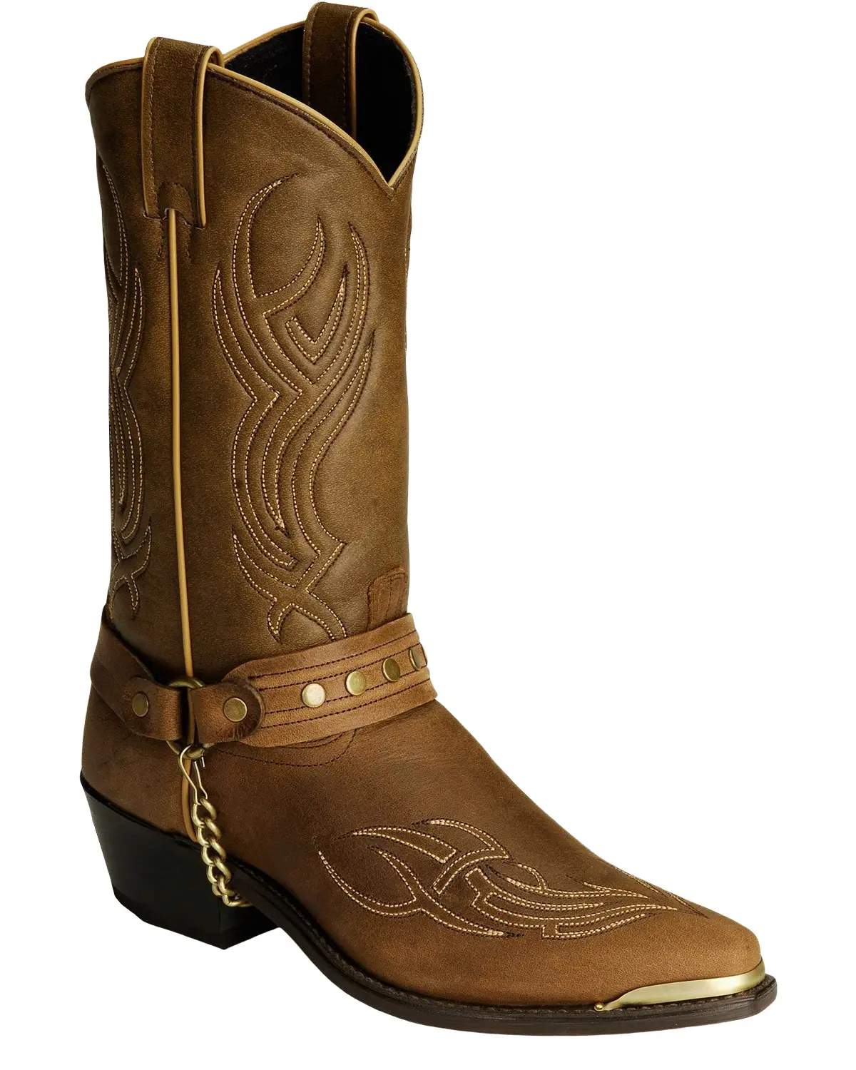 Abilene Men's Sage By Studded Harness Boot Snip Toe - 3012