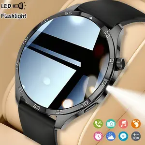 New smart watch for men and women | Valentine’s Day gift — wireless calling/texting/multiple sports modes/remote camera control/fitness tracker, compatible with iPhone and Android, USB charging, silicone strap