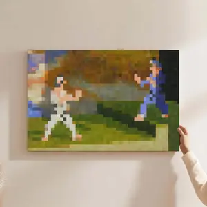 Fighters Poster -Decor - Man Cave Wall Accessories Unframed for Game Room and Office Versatile and Flexible Wall Art Ideal for Enhancing Space