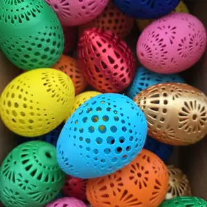 Easter eggs, dozen, 3d printed, spring decor