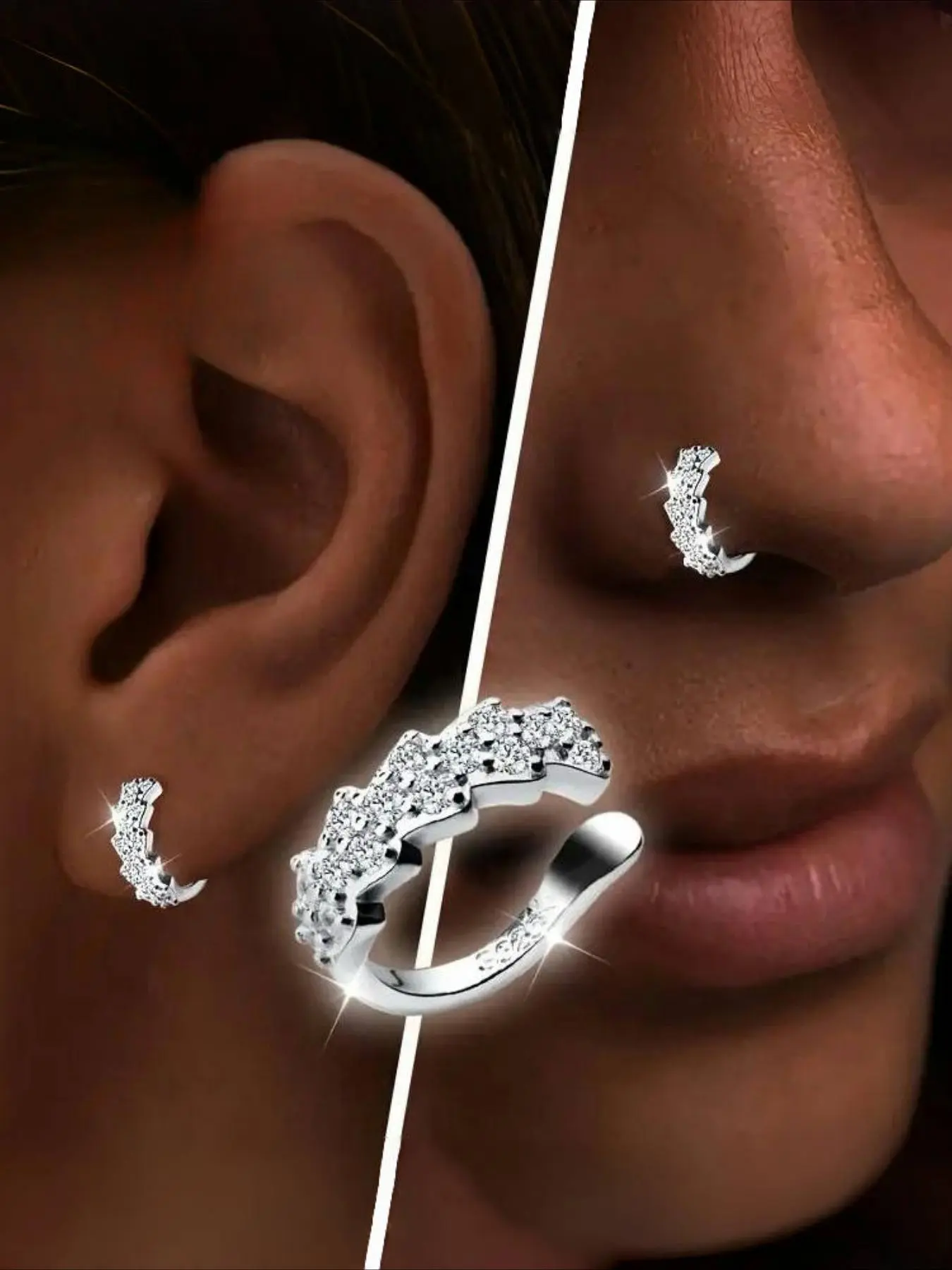 925 Sterling Silver Nose Ring for Women & Girls, Elegant Body Jewelry for Parties, Stylish Accessory for Daily Wear, Perfect Birthday Gift, Body Jewellery