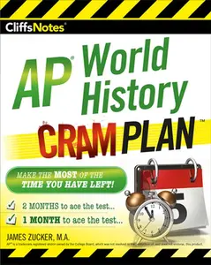 USED-Cliffsnotes AP World History Cram Plan by Zucker, James (Paperback)