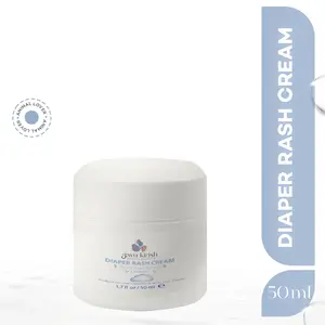 Gew'n Kirish Diaper Rash Cream with Lavender & Grape Seed Extract Zinc Oxide Protection 100% Natural Hypoallergenic Soothes Heals Sensitive Baby Skin 1.7oz 50ml