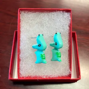Biting T-Rex Stud Earrings