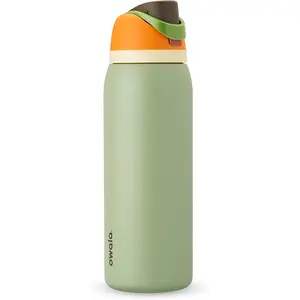 Owala Freesip Insulated Stainless Steel Water Bottle with Straw for Sports, Travel, and School Bpa-Free Sports Water Bottle, 40 Oz, Camo Cool BlenderBottle